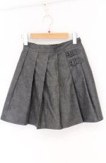 画像1: Fi.n.t / キルト風フェイクレザーミニスカート  クロ O-26-04-27-009-CA-SK-IG-OS (1)