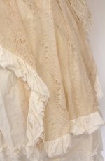 画像3: Dangerous nude / レーススリーブガーゼワンピース F アイボリー O-26-04-27-070-PU-OP-OW-OS (3)