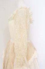 画像6: Dangerous nude / レーススリーブガーゼワンピース F アイボリー O-26-04-27-070-PU-OP-OW-OS (6)