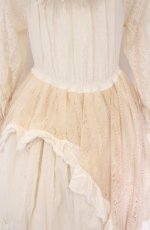 画像8: Dangerous nude / レーススリーブガーゼワンピース F アイボリー O-26-04-27-070-PU-OP-OW-OS (8)