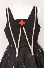 画像2: Violet Fane / Asylumジャンパースカート  ブラック O-26-04-27-071-EL-OP-OW-OS (2)