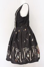 画像4: Violet Fane / Asylumジャンパースカート  ブラック O-26-04-27-071-EL-OP-OW-OS (4)