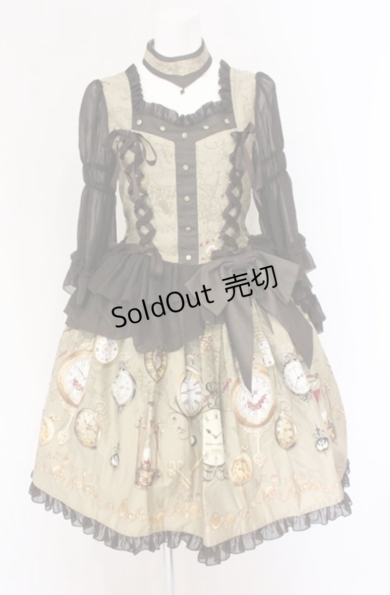 画像1: metamorphose / Time lag worldワンピース  オリーブグリーン O-26-04-27-072-ME-OP-OW-OS (1)