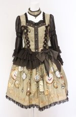 画像1: metamorphose / Time lag worldワンピース  オリーブグリーン O-26-04-27-072-ME-OP-OW-OS (1)