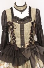 画像2: metamorphose / Time lag worldワンピース  オリーブグリーン O-26-04-27-072-ME-OP-OW-OS (2)