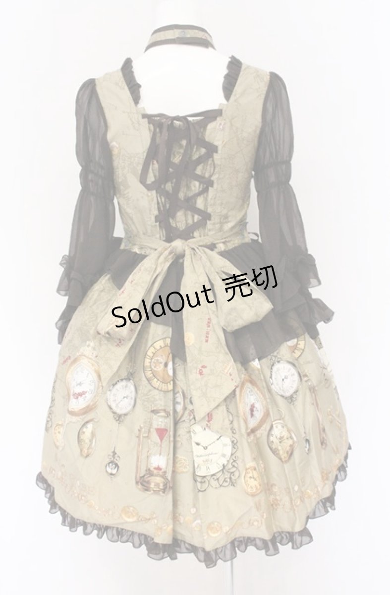 画像4: metamorphose / Time lag worldワンピース  オリーブグリーン O-26-04-27-072-ME-OP-OW-OS (4)