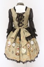 画像4: metamorphose / Time lag worldワンピース  オリーブグリーン O-26-04-27-072-ME-OP-OW-OS (4)