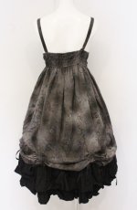 画像4: ALICE and the PIRATES / 時の歯車と永劫のエルドラド柄ジャンパースカートII  クロ O-26-04-27-075-PA-CO-OW-OS (4)