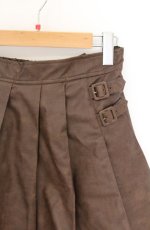 画像2: Fi.n.t / キルト風フェイクレザーミニスカート  ブラウン O-26-04-27-010-CA-SK-IG-OS (2)