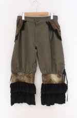 画像1: ALICE and the PIRATES / 時の歯車と永劫のエルドラド柄パンツ  カーキ O-26-04-27-080-PA-PA-OW-OS (1)