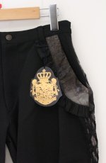 画像2: ALICE and the PIRATES / 時の歯車と永劫のエルドラド柄パンツ  クロ O-26-04-27-081-PA-PA-OW-OS (2)