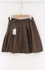 画像3: Fi.n.t / キルト風フェイクレザーミニスカート  ブラウン O-26-04-27-010-CA-SK-IG-OS (3)