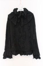 画像1: ALICE and the PIRATES / エルドラドガーゼブラウス  クロ O-26-04-27-083-PA-BL-OW-OS (1)