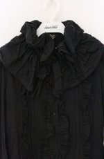 画像2: ALICE and the PIRATES / エルドラドガーゼブラウス  クロ O-26-04-27-083-PA-BL-OW-OS (2)