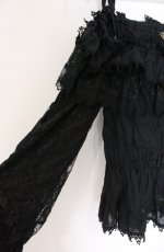 画像3: ALICE and the PIRATES / マダムセレスのシャーリングプルオーバー  クロ O-26-04-27-085-PA-TO-OW-OS (3)