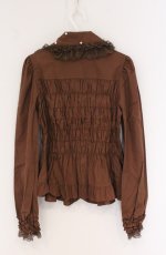 画像3: Angelic Pretty / 襟パールヒロインブラウス  ブラウン O-26-04-27-091-AP-BL-OW-OS (3)