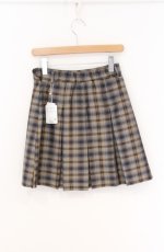 画像2: Fi.n.t / チェックプリーツミニスカート 2 ベージュブルー O-26-04-27-015-CA-SK-IG-OS (2)