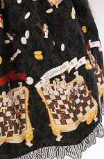 画像2: metamorphose / Nostalgic chessboardスカート  クロ O-26-04-27-021-ME-SK-OW-OS (2)