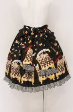 画像3: metamorphose / Nostalgic chessboardスカート  クロ O-26-04-27-021-ME-SK-OW-OS (3)