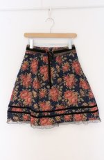 画像1: axes femme / ゴブランスカート M ネイビー O-26-04-27-022-AX-SK-OW-OS (1)