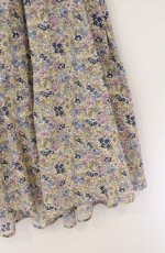 画像2: axes femme / 小花柄ふんわりミディスカート M キナリ O-26-04-27-028-AX-SK-OW-OS (2)