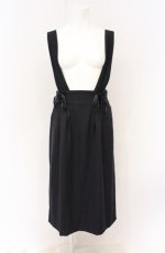 画像1: axes femme / レースサス付ナロースカート M ネイビー O-26-04-27-030-AX-SK-OW-OS (1)