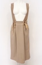 画像1: axes femme / レースサス付ナロースカート M ベージュ O-26-04-27-031-AX-SK-OW-OS (1)