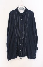 画像1: axes femme / 刀剣乱舞 山姥切 国広 シャツ F ネイビー O-26-04-28-011-AX-BL-IG-OS (1)