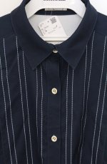 画像2: axes femme / 刀剣乱舞 山姥切 国広 シャツ F ネイビー O-26-04-28-011-AX-BL-IG-OS (2)