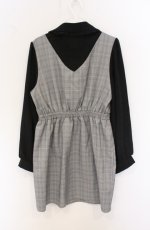 画像3: CHIP CLIP / レイヤード風ワンピース M クロ O-26-04-28-018-LO-OP-IG-OS (3)