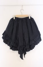 画像3: MARBLE / パニエ入り後V字総フリルスカート  ネイビー・水玉ジャガード O-26-04-28-022-GO-SK-OW-OS (3)