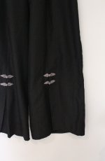 画像2: axes femme / チャイナ釦タックパンツ  クロ O-26-04-28-029-AX-PA-IG-OS (2)