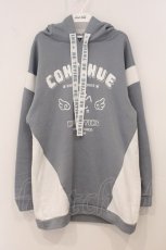 画像1: GOTHIC / サノカナメコラボ ネコ耳ロング切替パーカ トップス L サックス×シロ O-26-04-30-023-LO-TO-IG-OS (1)