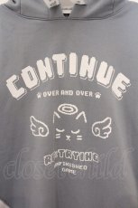画像2: GOTHIC / サノカナメコラボ ネコ耳ロング切替パーカ トップス L サックス×シロ O-26-04-30-023-LO-TO-IG-OS (2)