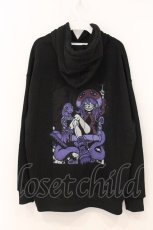 画像3: NieR Clothing / 防寒 擬人化プリントプルオーバー  ブラック O-26-04-30-025-PU-TO-IG-OS (3)