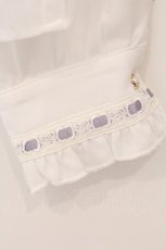 画像3: Amavel / Candy Ribbonはしごレースブラウス F シロ×ラベンダー O-26-04-30-032-CA-BL-OW-OS (3)