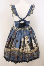 画像5: ALICE and the PIRATES / Checkmate Chris〜儚い希望と永遠の絶望の中で…〜柄スカート  アオｘクロ O-26-04-30-003-PA-SK-IG-OS (5)