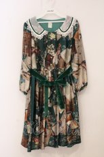 画像1: Lieblich＆Elegant / 221B Baker Streetワンピース M グリーン O-26-04-30-043-LO-OP-OW-OS (1)