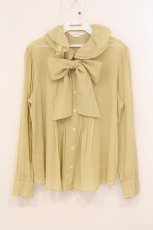 画像1: Jane Marple / Sherbet voile ruffle collar blouse　ブラウス M イエロー O-26-04-30-046-JM-BL-OW-OS (1)