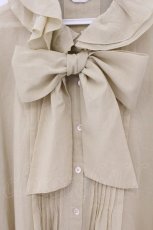 画像2: Jane Marple / Sherbet voile ruffle collar blouse　ブラウス M イエロー O-26-04-30-046-JM-BL-OW-OS (2)