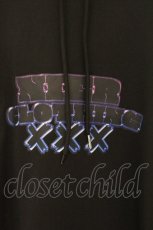 画像2: NieR Clothing / NEON LOGO PARKA【FRONT&BACK】 パーカー  ブラック O-26-04-30-049-PU-TO-IG-OS (2)