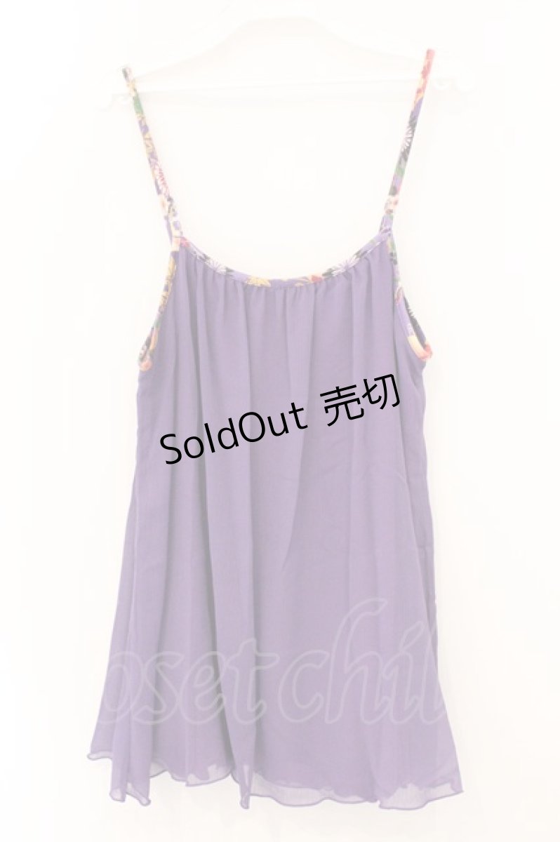 画像3: gouk / シフォン重ねキャミソール  パープル O-26-04-30-056-GO-TO-IG-ZI (3)