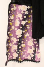 画像3: gouk / 着物襟姫袖カットソー  ブラック×パープル O-26-04-30-060-GO-TO-IG-OS (3)