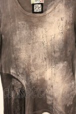 画像2: gouk / ブリーチアシメTシャツ  グレー O-26-04-30-064-GO-TS-IG-OS (2)