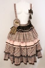 画像1: 玻璃紙之夜(Nuit De Cellophone) / Crown of Thistles 3.0 スカート（タイプ1） L ピンク×ブラウン O-26-04-30-010-LO-SK-OW-OS (1)