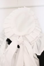 画像2: Wonder Parlor / クラシカルロングワンピースと白ロングフリルエプロン M クロ×シロ O-26-04-30-015-LO-OP-IG-OS (2)