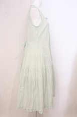 画像4: PINK HOUSE / ローンフリルノースリーブワンピース  ミント O-26-04-30-016-LO-OP-IG-OS (4)