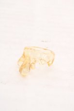 画像1: Q-pot. / ハチトミツトロ〜リ リング 約12号 クリアイエロー O-26-05-01-076-QP-AC-OW-OS (1)