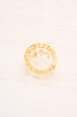 画像2: Q-pot. / ハチトミツトロ〜リ リング 約12号 クリアイエロー O-26-05-01-076-QP-AC-OW-OS (2)