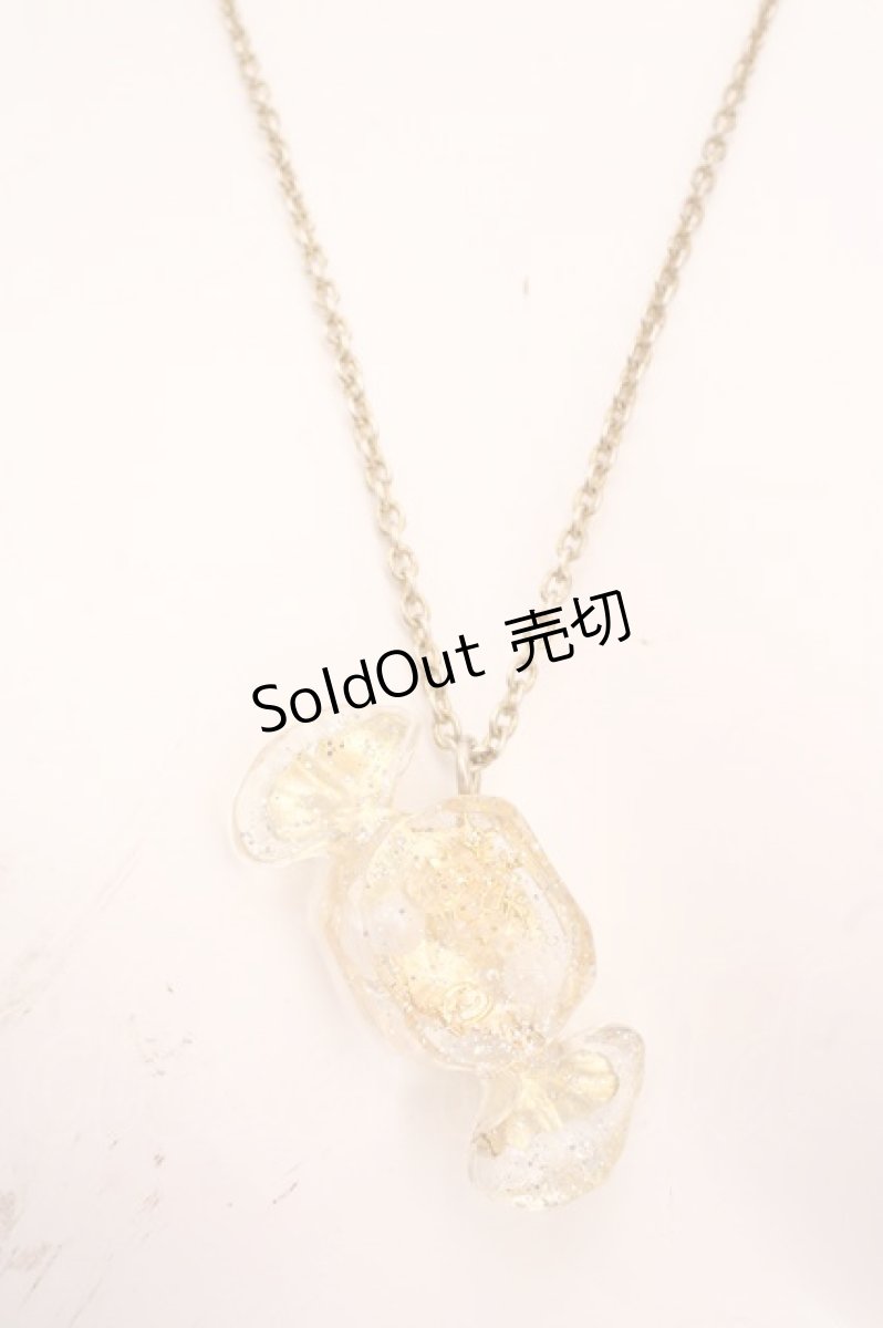 画像1: Q-pot. / シュガースノーキャンディー ネックレス  クリア×ゴールド O-26-05-01-084-QP-AC-IG-OS (1)
